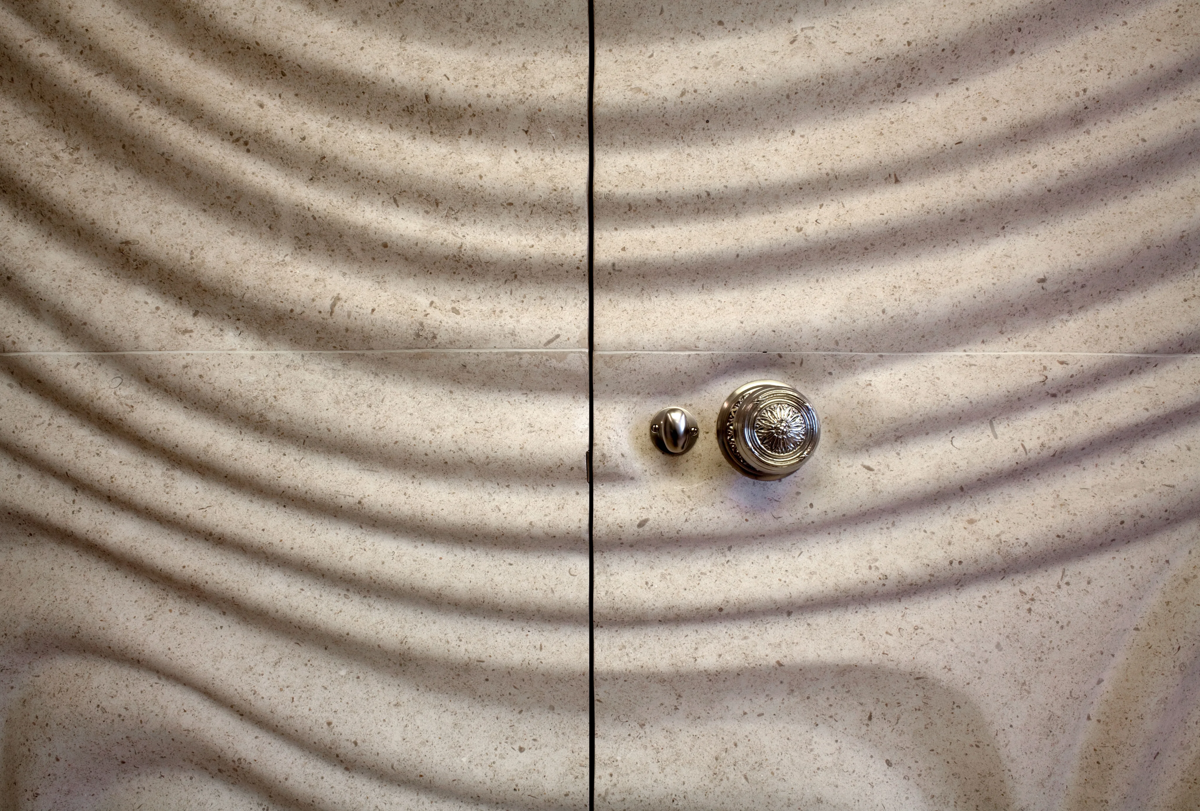 Stone jib door detail - London residence